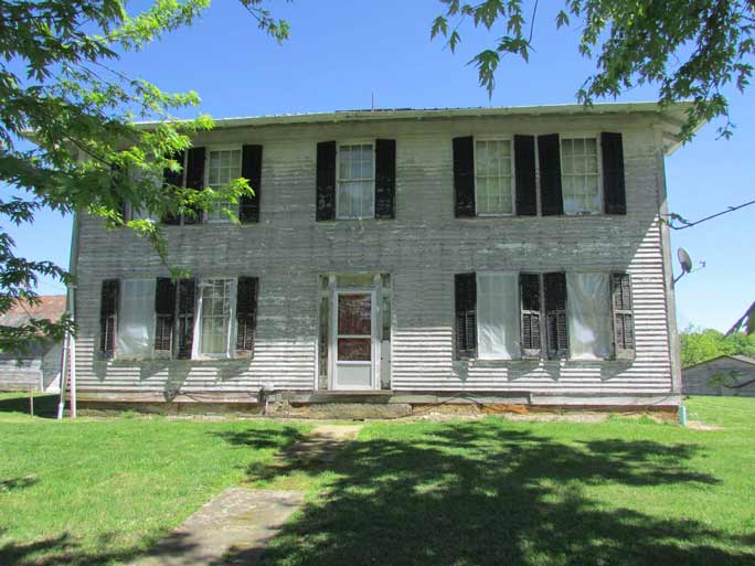 The Williams House, circa 1850, 40+/ Acres, Shoals, IN