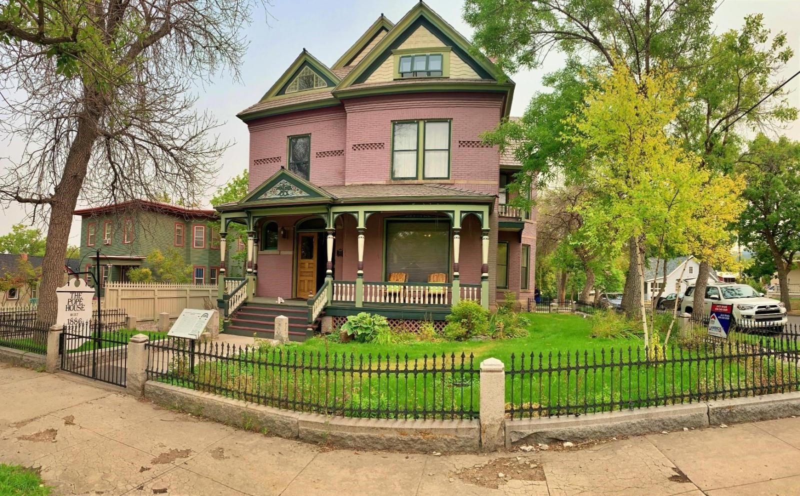 Historic Pope Mansion, Three Story Brick Victorian, Helena, MT